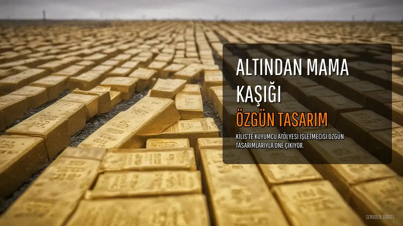Kilis'te Altından Mama Kaşığı Tasarımı İlgi Görüyor