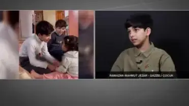 Gazze'den CNN Türk'e Konuşan Çocuk: "İki Arkadaşımı Gözümün Önünde Aynı Kefene Sardılar"