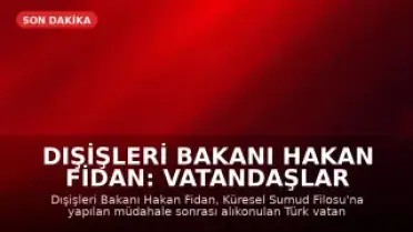 Dışişleri Bakanı Hakan Fidan: Vatandaşlar Türkiye'ye özel uçak seferleriyle getirilecek