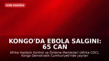 Kongo'da Ebola Salgını: 65 Can Kaybı Bildirildi