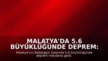 Malatya'da 5.6 Büyüklüğünde Deprem: Bir Çocuğun Kurtarılma Anı