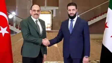 MİT Başkanı İbrahim Kalın Şam'da Suriye Devlet Başkanı Ahmed eş-Şara ile Görüştü