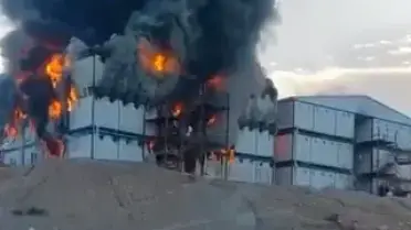 Şantiyede Yangın: 1 İşçi Hayatını Kaybetti, 6 Yaralı