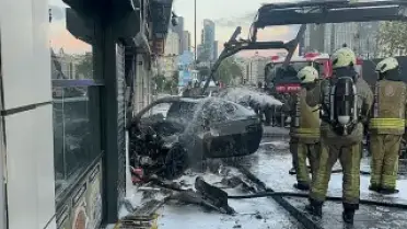 Şişli'de İş Yerinde Yangın: 2 Yaralı