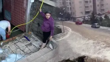 Tokat'ın Zile İlçesinde Sağanak Hayatı Felç Etti
