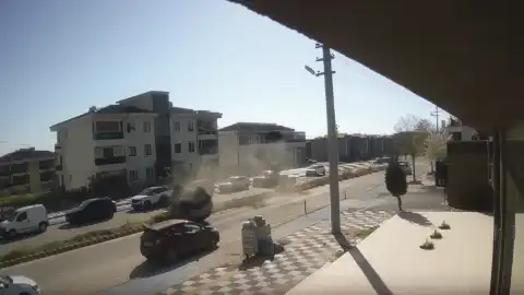 Tekirdağ'da otomobil taklalar attı: 5 yaralı