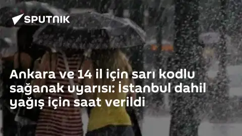 Meteoroloji'den 14 ile sağanak uyarısı: İstanbul için de saat verildi