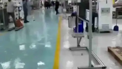 Çankırı'da Sağanak Yağış: Fabrika Sular Altında Kaldı