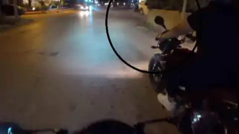 Hatay'da Duvara Çarpan Otomobilin Anları Kask Kamerasına Yansıdı
