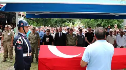Erzincan'da Malul Gazi Aykan Fırat İçin Cenaze Töreni Düzenlendi