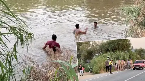 Aydın İncirliova'da Büyük Menderes Nehri'nde İki Çocuk Kayboldu
