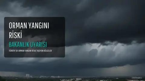 9 İlde Vatandaşların Telefonlarına Orman Yangını Riski Uyarısı Gönderildi