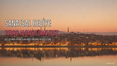 The Prince Setinde Anlamlı Hediye: Pedro Alonso'dan Özge Özacar'a Özel Tablo