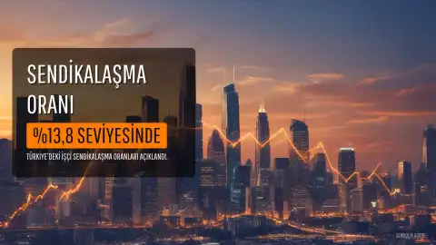 Türkiye'deki Sendikalaşma Oranı Yüzde 13,8 Olarak Kaydedildi