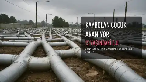 Adana'da Kaybolan 15 Yaşındaki S.U. İçin Arama Çalışmaları Sürüyor