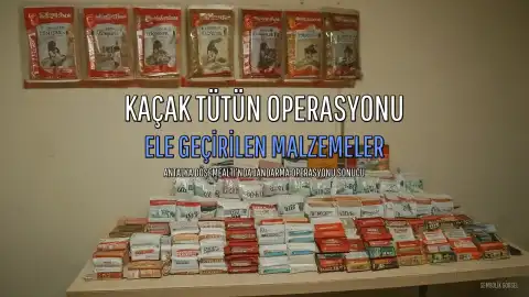 Antalya'da Kaçak Tütün Operasyonu: 1 Gözaltı