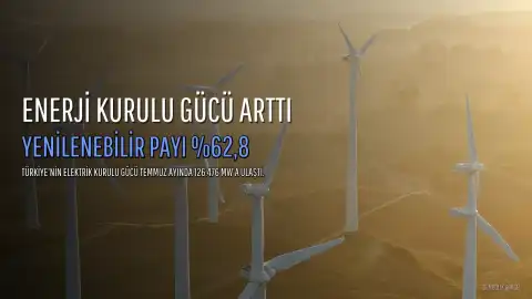 Bakan Bayraktar duyurdu: Türkiye'nin elektrik kurulu gücü 126.476 megavata ulaştı, yenilenebilir enerjinin payı %62,8'e çıktı