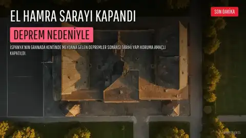 İspanya'da Meydana Gelen Depremler Sonrası El Hamra Sarayı Ziyarete Kapatıldı