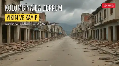 Kolombiya'da 7,4 Büyüklüğünde Deprem: Can Kaybı 111'e Yükseldi