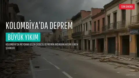 Kolombiya'da Yılların En Büyük Depremi: En Az 132 Ölü