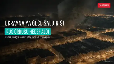 Rusya'dan Ukrayna'ya Gece Saldırıları: 4 Ölü, 21 Yaralı