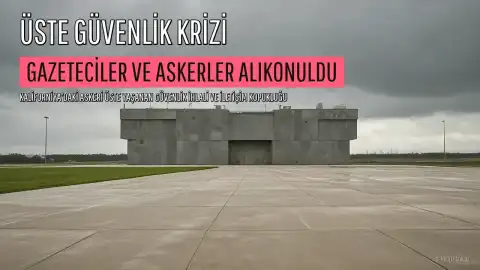 Vandenberg Uzay Kuvvetleri Üssü'nde Güvenlik Görevlileri Tarafından Silah Zoruyla Gözaltına Alınan Gazeteciler ve Askeri Personel
