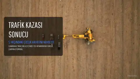 Çanakkale'de Trafik Kazası: 5 Yaşındaki Çocuk Hayatını Kaybetti, 4 Kişi Yaralandı