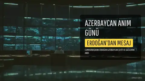 Cumhurbaşkanı Erdoğan'dan Azerbaycan Anım Günü Mesajı: Karabağ Azerbaycan toprağıdır