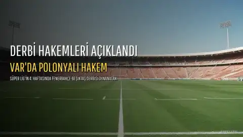 Fenerbahçe-Beşiktaş Derbisinin VAR Hakemi Polonyalı Tomasz Kwiatkowski Oldu