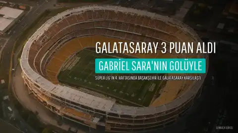 Galatasaray, Başakşehir'i 3-2 Mağlup Etti