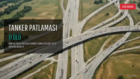 İran'da Akaryakıt Tankeri Patladı: 11 Ölü