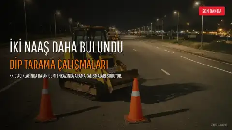KKTC açıklarında batan geminin enkazında 2 naaş daha bulundu