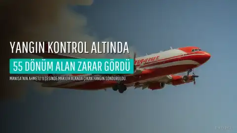 Manisa'da Makilik Alanda Çıkan Yangın Kontrol Altına Alındı