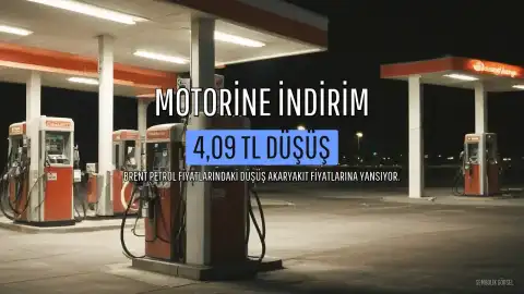 Motorine 4,09 Lira İndirim Geliyor: Fiyatlar Yeniden 100 Liranın Altına Düşecek