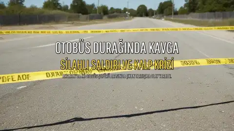 Otobüs Durağında Yolcu Tartışması Silahlı Saldırıya Dönüştü: Bir Şoför Kalp Krizi Geçirdi