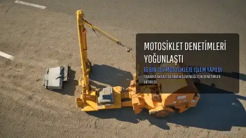 Sakarya'da 8 Ayda 10 Bin 307 Motosiklete Denetim Yapıldı