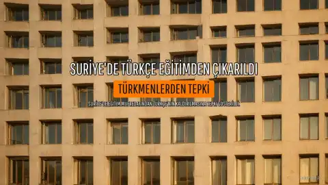 Suriye'de Türkçe Eğitimden Çıkarıldı, Türkmenlerden Tepki Geldi