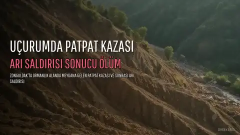Zonguldak'ta Patpat Faciasında Arıların Saldırdığı Bir Kişi Hayatını Kaybetti