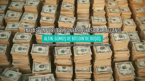 ABD Enflasyon Verileri Sonrası Altın, Gümüş ve Bitcoin'de Sert Düşüş Yaşandı