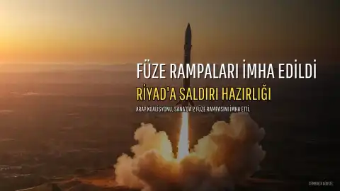 Arap Koalisyonu, Sana'da 2 Balistik Füze Rampasını İmha Etti