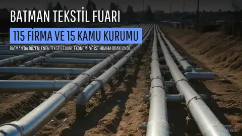 Batman'da Üçüncüsü Düzenlenen Tekstil Fuarı 115 Firma ve 15 Kamu Kurumuyla Açıldı