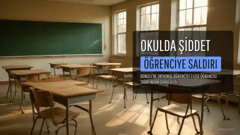 Denizli'de Ortaokul Öğrencisi, 3 Lise Öğrencisi Tarafından Darbedildi