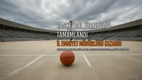 Erzurum'da 3x3 Basketbol Turnuvası Şampiyonu İl Emniyet Müdürlüğü Takımı Oldu
