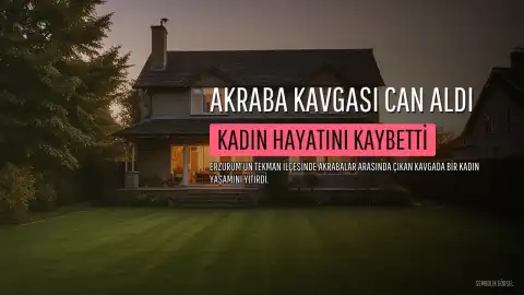 Erzurum'da Akraba Kavgası: Kadın Hayatını Kaybetti, 3 Gözaltı