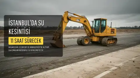 İstanbul'da 11 Saat Sürecek Su Kesintisi: Başakşehir, Esenyurt ve Arnavutköy Etkilenecek