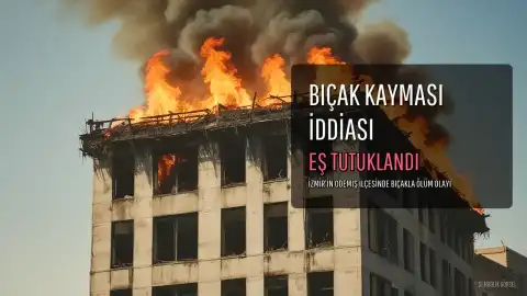 İzmir'de "Bıçak Kayması" İddiası: Hayatını Kaybeden S.Ö.'ın Eşi Tutuklandı