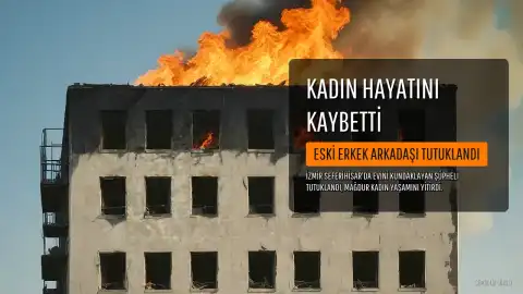 İzmir'de Evini Kundaklayan Eski Erkek Arkadaşı Tarafından Yaralanan Kadın Hayatını Kaybetti