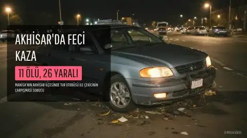 Manisa'da Trafik Kazası: 11 Kişi Hayatını Kaybetti, 13 Yaralı Taburcu Edildi