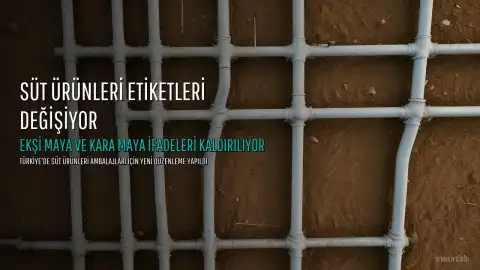 Süt Ürünleri Ambalajlarında Yeni Düzenleme: 'Ekşi Maya' ve 'Kara Maya' İfadeleri Kaldırılıyor