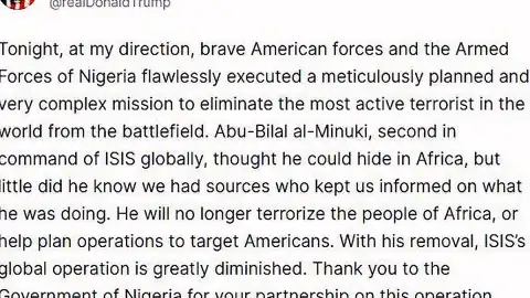 ABD Başkanı Trump: DEAŞ'ın Küresel İkinci Komutanı Öldürüldü